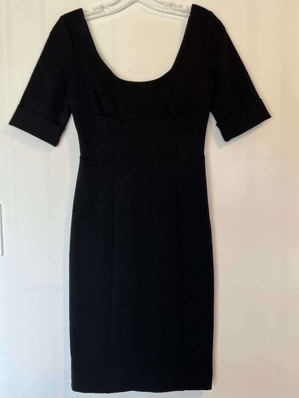 Diane von Furstenberg Brianne Black Sheath Dress Size 2